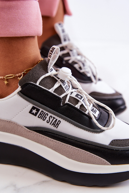 Спортивне взуття Кросівки Big Star JJ274998 біло-чорні