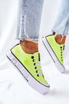 Кросівки на платформі BIG STAR II274022 Neon Yellow
