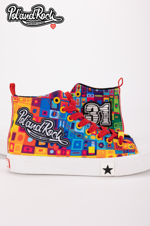 Кросівки Pol'and'Rock Festival X Big Star SS174504 Зелено-жовті