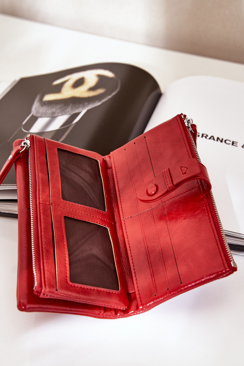 Гаманець Жіночий З Еко Шкіри Червоний Irinda