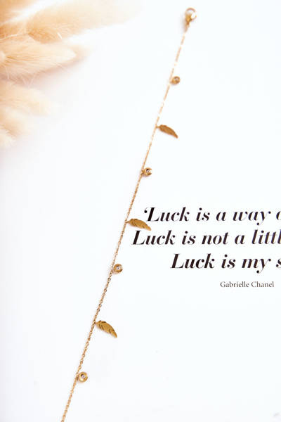 Браслет на ногу з пір'ям і кубічним цирконієм