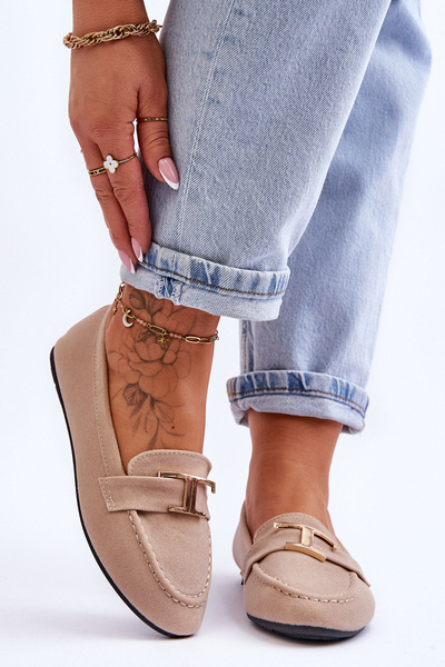 Класичні сліпони світло-бежеві Carly