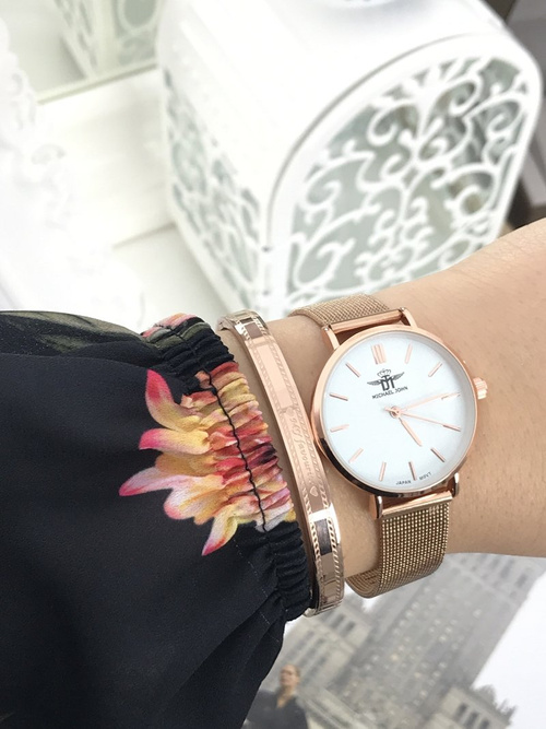 Жіночий годинник Michael John Florence Blue Dial 32 мм