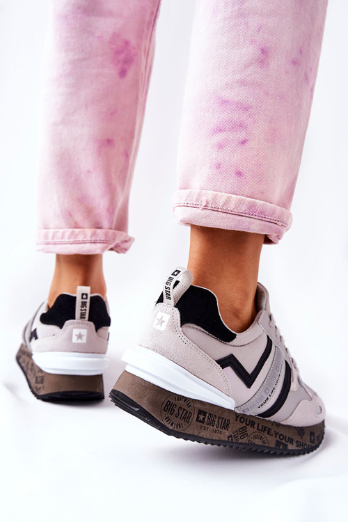 Жіноче спортивне взуття Big Star II274297 сіре