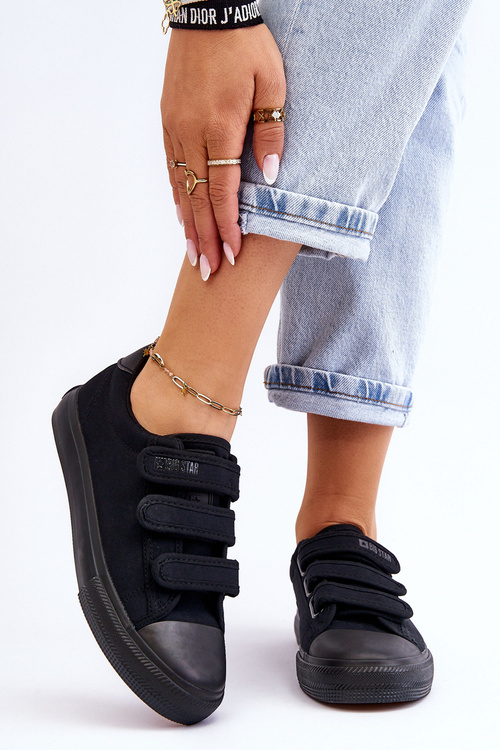 Класичні кросівки на липучці Big Star LL274A204 чорні