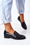 Лаковані мокасини Animalier Patterned Black Lenie 