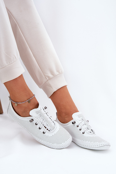 Жіноче Шкіряне Взуття З Природної Шкіри Artiker 54C0831 Біле