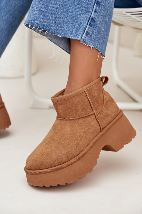 Жіночі Низькі Чоботи Для Снігу На Взуття З Утеплювачем Camel Mavelle