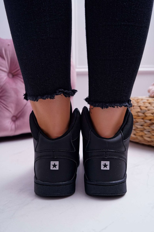 Жіночі високі кросівки Big Star чорні EE274211