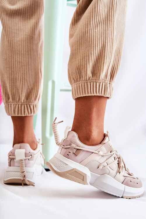 Жіночі кросівки Спортивне взуття бежевого кольору