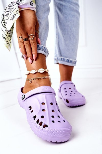 Жіночі поролонові тапочки EVA Purple