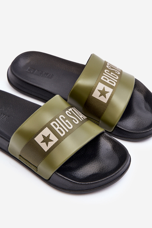 Чоловічі класичні шльопанці Big Star LL174458 Хакі