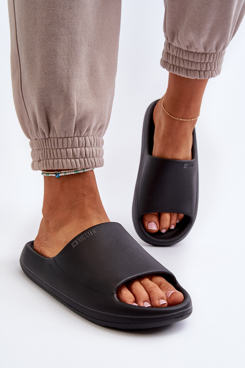 Легкі жіночі шльопанці Big Star NN274A042 чорні