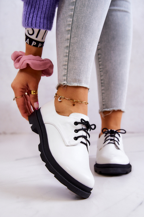 Жіночі класичні броги Oxford White Colton