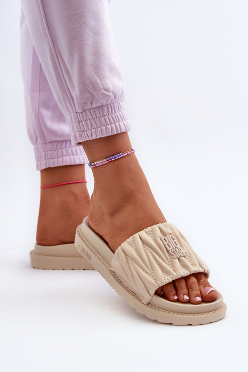 Жіночі босоніжки на платформі Big Star NN274A746 Beige