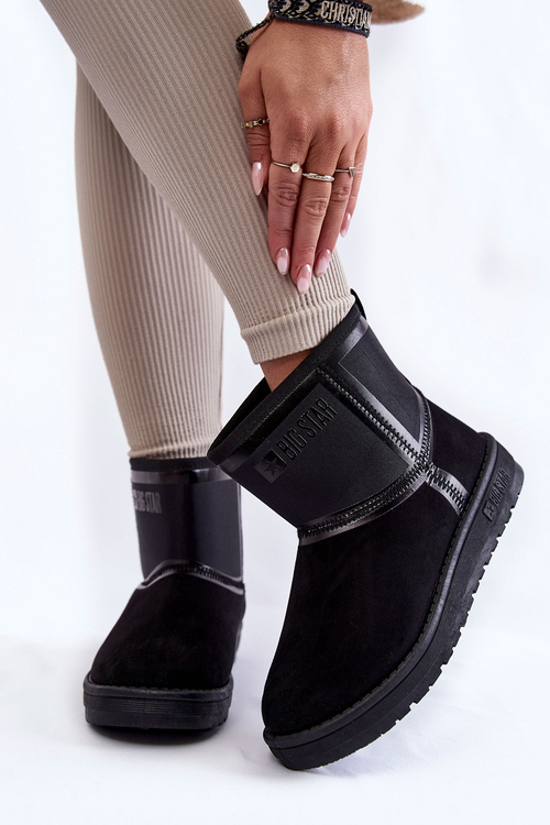 Жіночі зимові черевики Big Star KK274614 Чорні