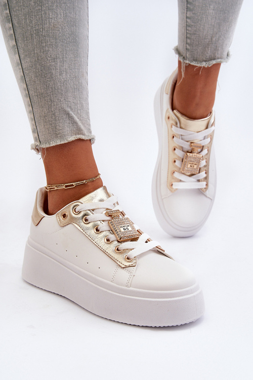 Жіночі кросівки з декором Celedria білі