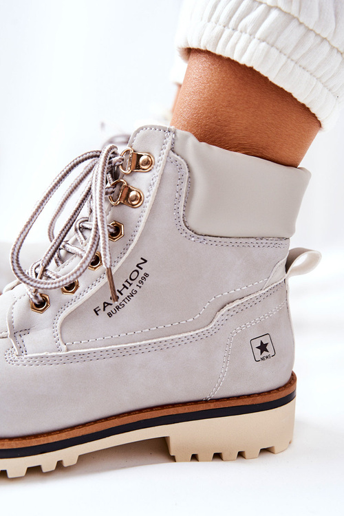 Жіночі лісоловці з утеплювачем світло-сірі Tiempo