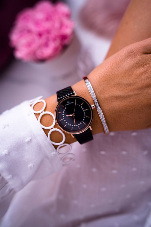 Жіночий годинник Giorgio & Dario Black Lonia