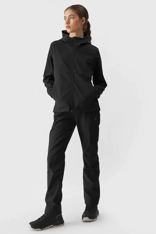 Жіноча куртка 4F Softshell Membrane 5000 4F Black 4FWAW24TSOFF285-20S