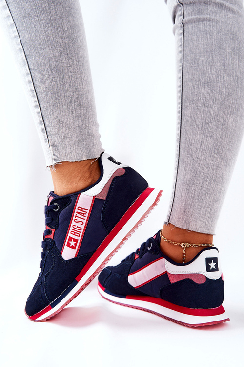 Шкіряне спортивне взуття Big Star II274270 Navy