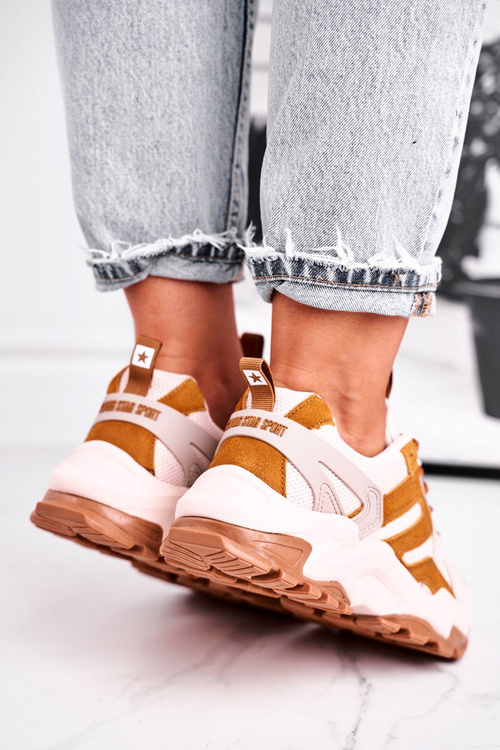 Жіноче спортивне взуття Sneakers Big Star Beige GG274664