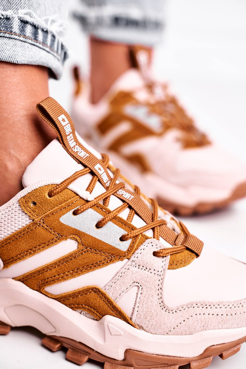 Жіноче спортивне взуття Sneakers Big Star Beige GG274664