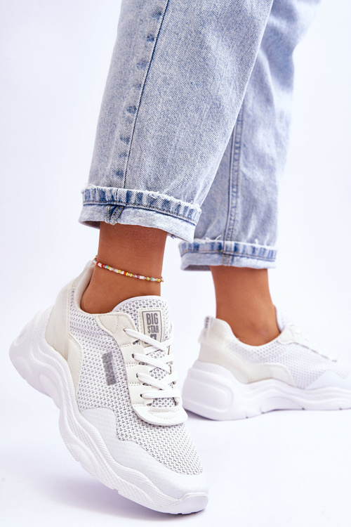 Жіноче спортивне взуття з тканини Memory Foam System Big Star LL274A064 біле