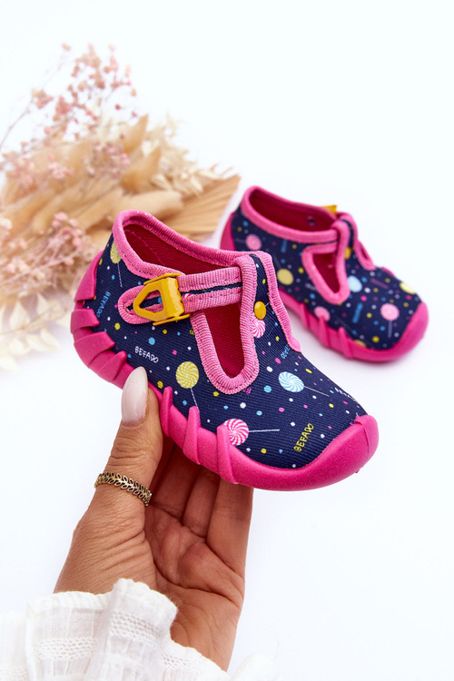 Взуття Papcie для дівчаток Befado 110P471 Рожево-темно-синій
