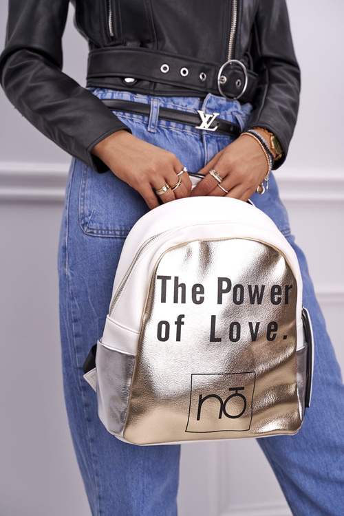 Класичний жіночий рюкзак Nobo White Gold NBAG-I1990-CM00