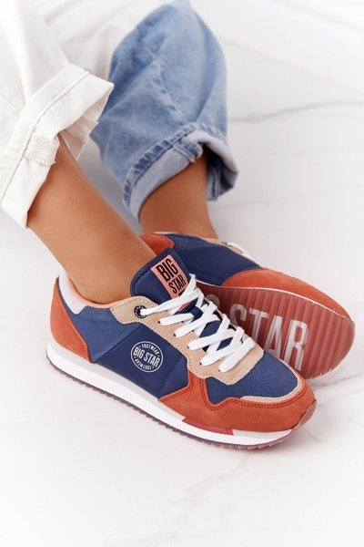 Жіночі кросівки Memory Foam Big Star HH274567 Blue-Orange