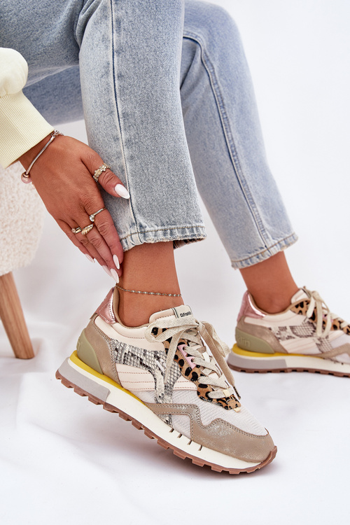 Кросівки Спортивне Взуття Жіноче D.Franklin DFSH378006 Золоті