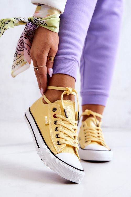 Жіночі низькі кросівки Big Star JJ274A002 жовті