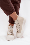 Жіночі кросівки На платформі LEE 50253002.35E ISLA WOMEN MID Бежеві