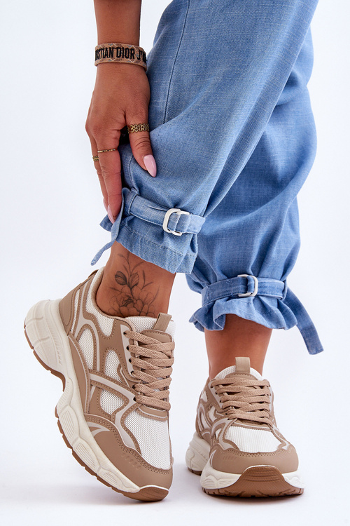 Жіноче спортивне взуття бежевий Contiro