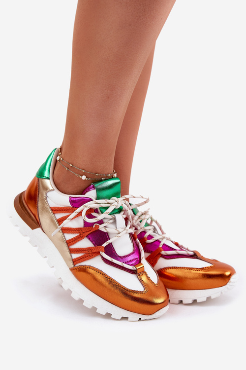 Шкіряні Напівчеревики Кросівки Для Жінок Artiker 56C1737 Мультоколор