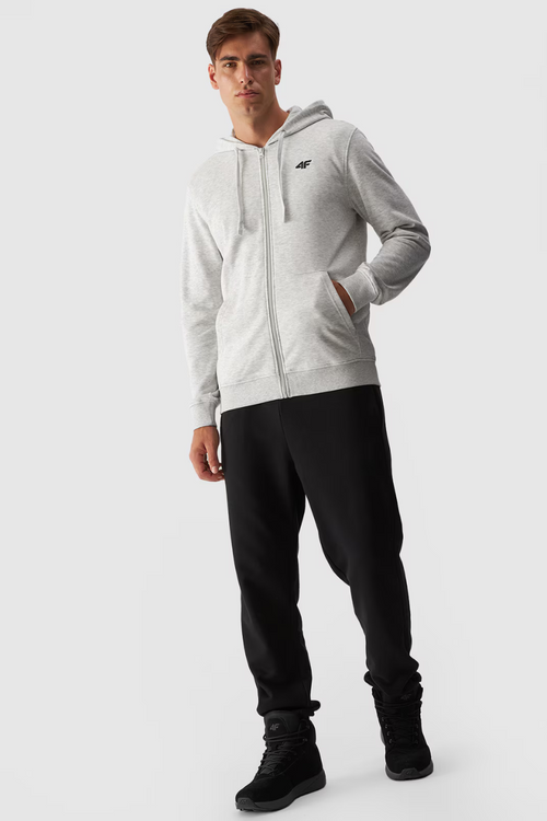 Чоловіча толстовка на блискавці сіра 4FWMM00TSWSM1466-27M