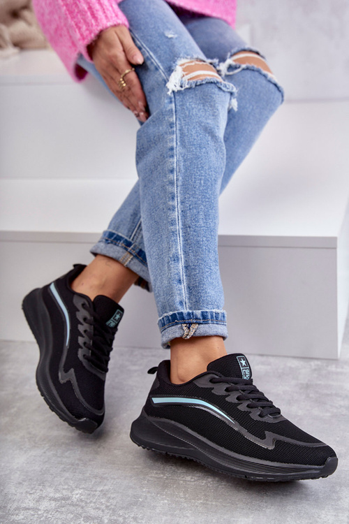 Жіноче модне спортивне взуття Кросівки Black Ida