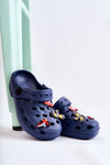 Дитячі сині тапочки Crocs Foam Navy Sailor