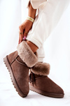 Снігові чоботи Fringed Brown Sorella