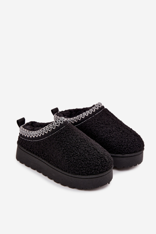 Дитячі Юнацькі Снігові Черевики З Вовною Тип Чорні Selathiel