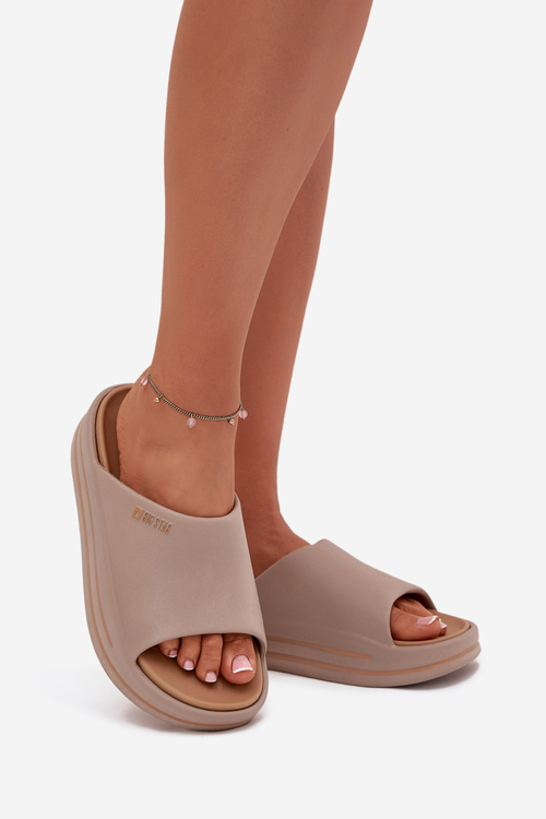 Жіночі Сандалі На Платформі Big Star SS274424 Темно-бежеві