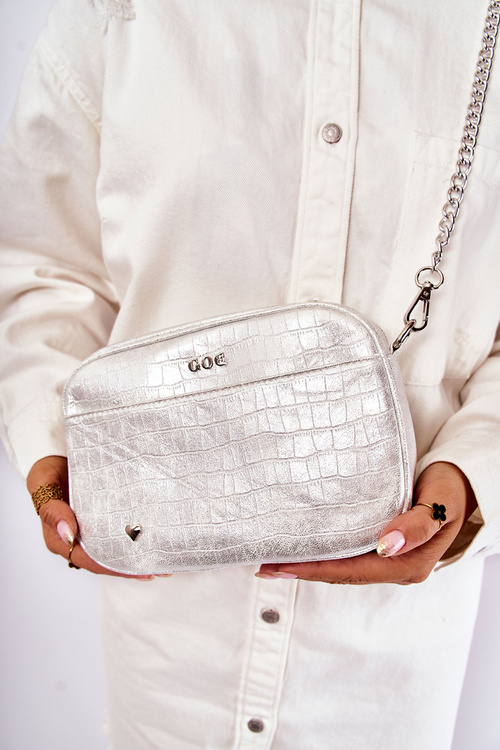 Шкіряна сумка GOE ZNJ021 Біла