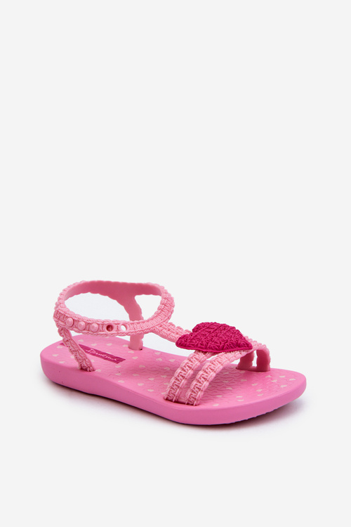 Дитячі босоніжки з сердечком 81997 Ipanema My First Baby рожеві