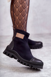 Жіночі тканинні чоботи Nicole 2703 Black