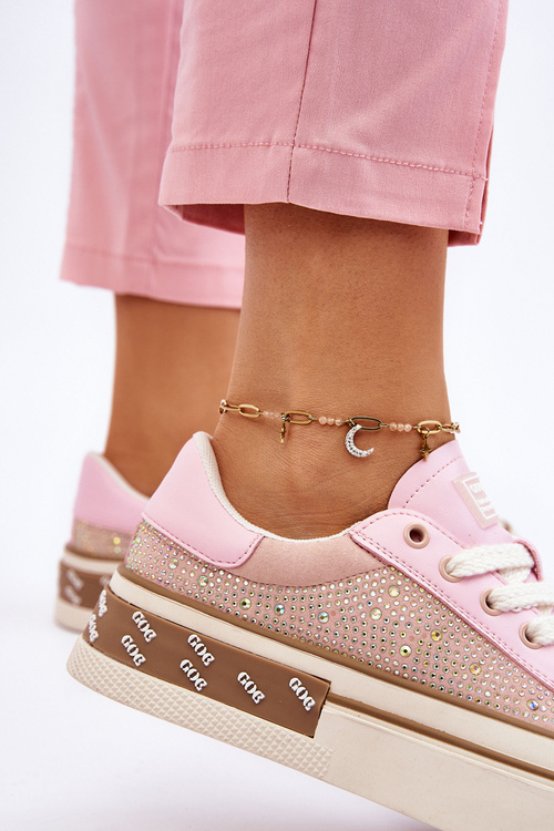 Жіночі кросівки з форсунками GOE LL2N4057 Рожеві