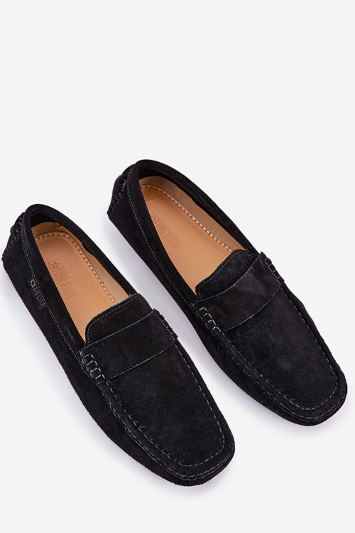 Замшеві Чоловічі Мокасини Big Star RR174049 Чорні