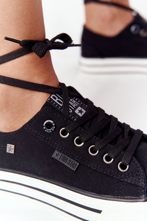 Жіночі кросівки на платформі BIG STAR HH274056 Чорні