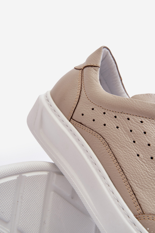 Чоловіче шкіряне спортивне взуття Zazoo 1544 Beige