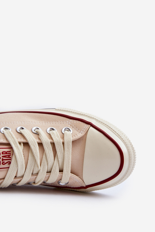 Низькі жіночі кросівки Big Star NN274272 Бежеві